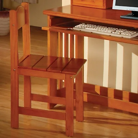 Casual Honey Student Desk Chair